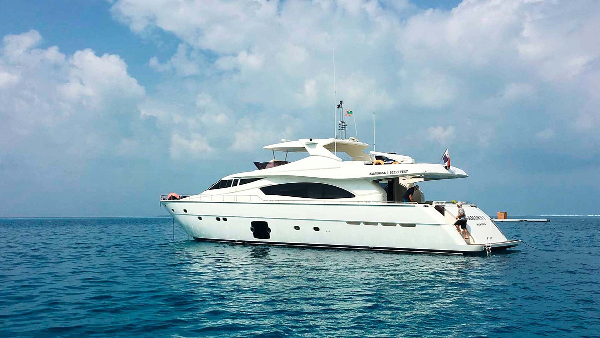 Аренда яхты Ferretti 881 Samara на Мальдивах